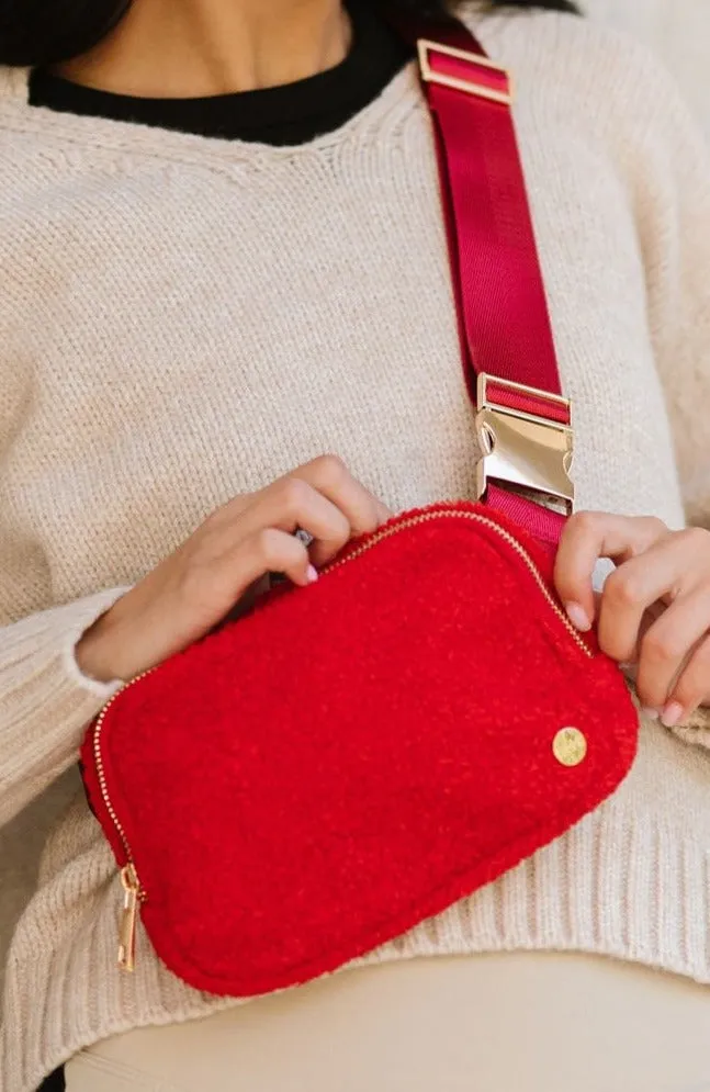 Aspen Sherpa Belt Bag by modern chic