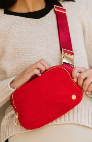 Aspen Sherpa Belt Bag by modern chic
