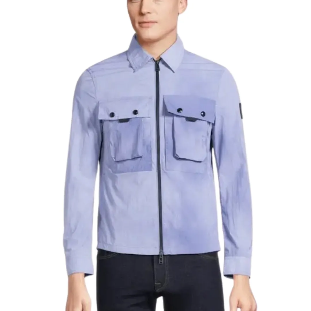 Belstaff Tactical Overshirt Purple Jacket