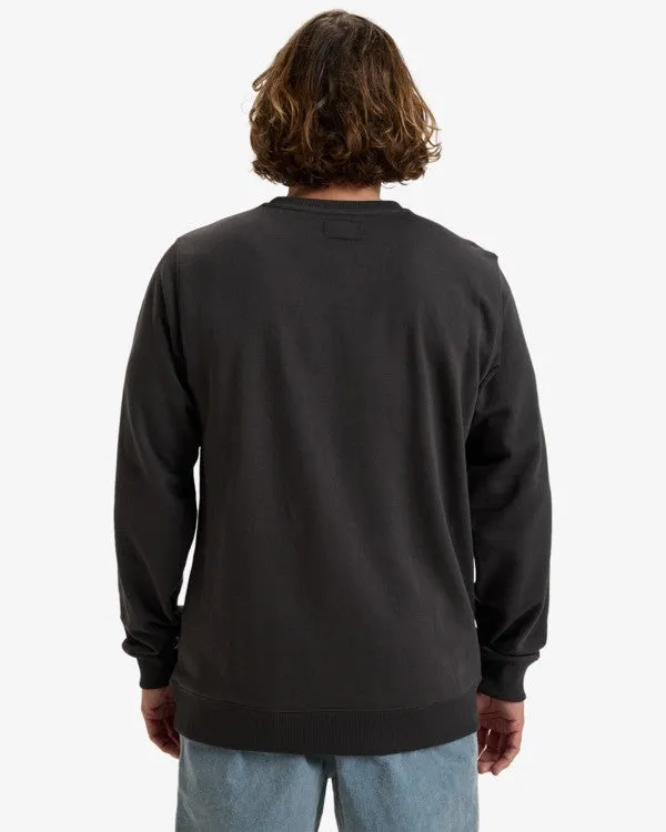 Billabong Men's Arch Pullover Sweatshirt Raven EBYFT00131_RAV