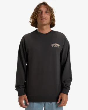 Billabong Men's Foundation Cr Pullover Sweatshirt Raven EBYSF00162_RAV