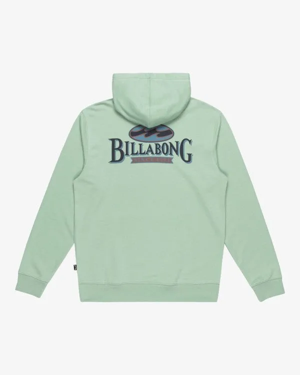 Billabong Men's Foundation Po Pullover Hoodie Seafoam EBYSF00163-SKM