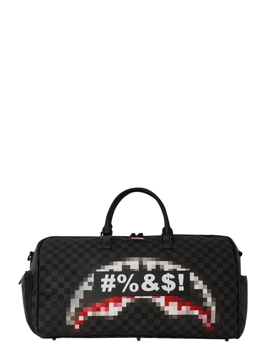 Borsone Sprayground Censored Duffle Nero