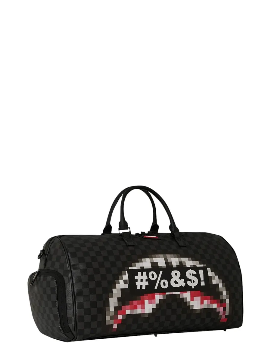 Borsone Sprayground Censored Duffle Nero