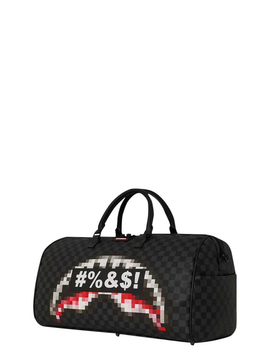 Borsone Sprayground Censored Duffle Nero