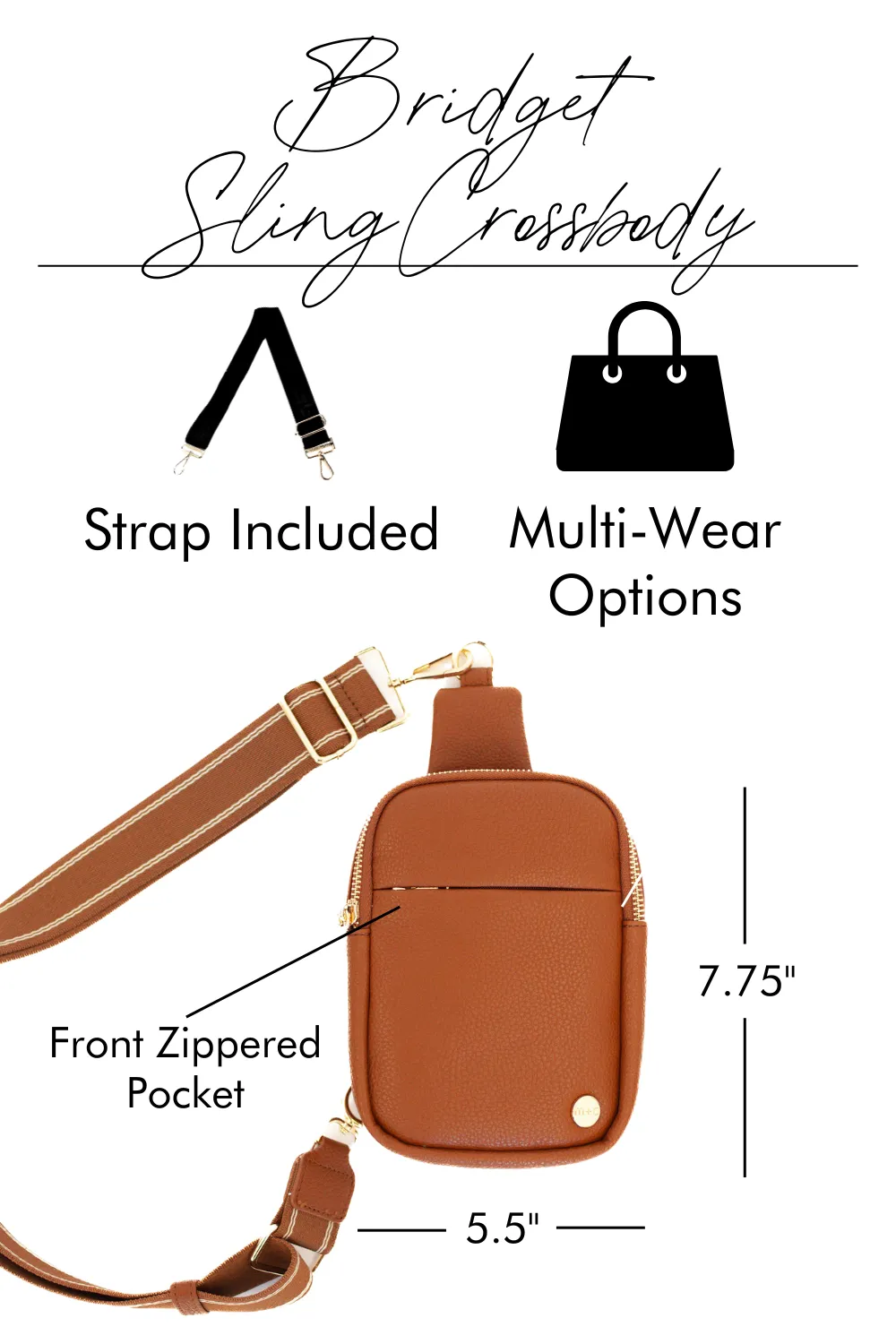 Bridget Sling Crossbody by modern chic