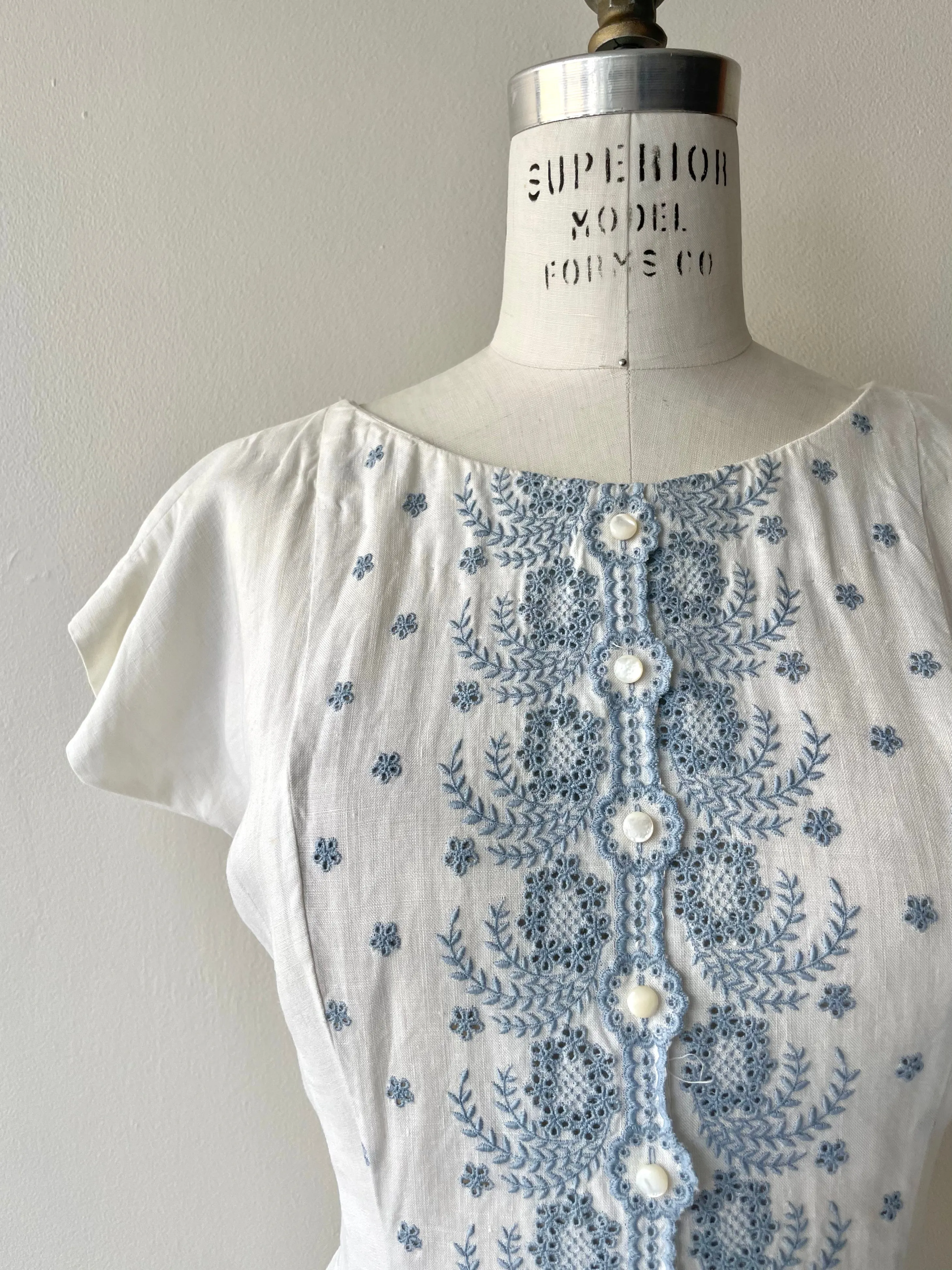 Broderie Dress | 1950s