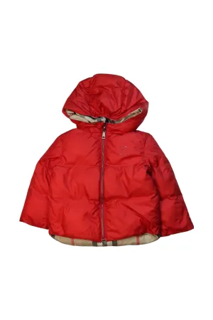 Burberry Hooded Puffer Coat 2-3T