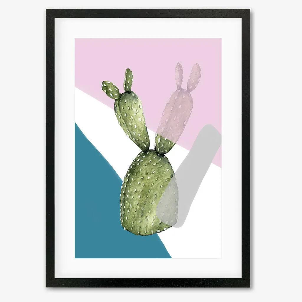 Cactus Contemporary Framed Art