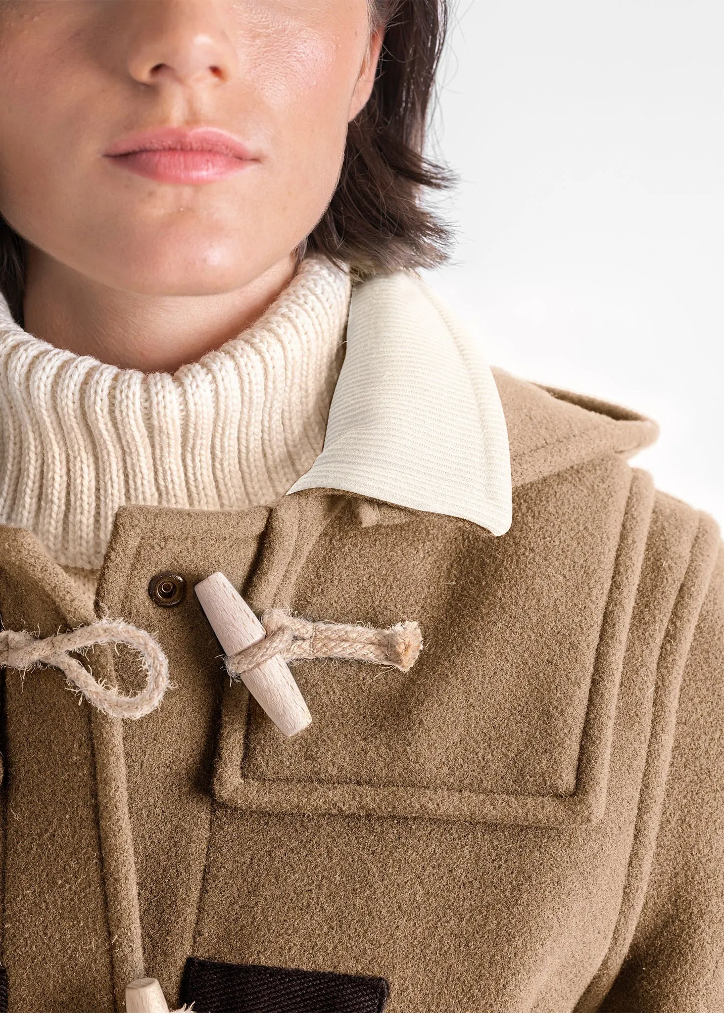 Collared Alison Duffle Coat Camel