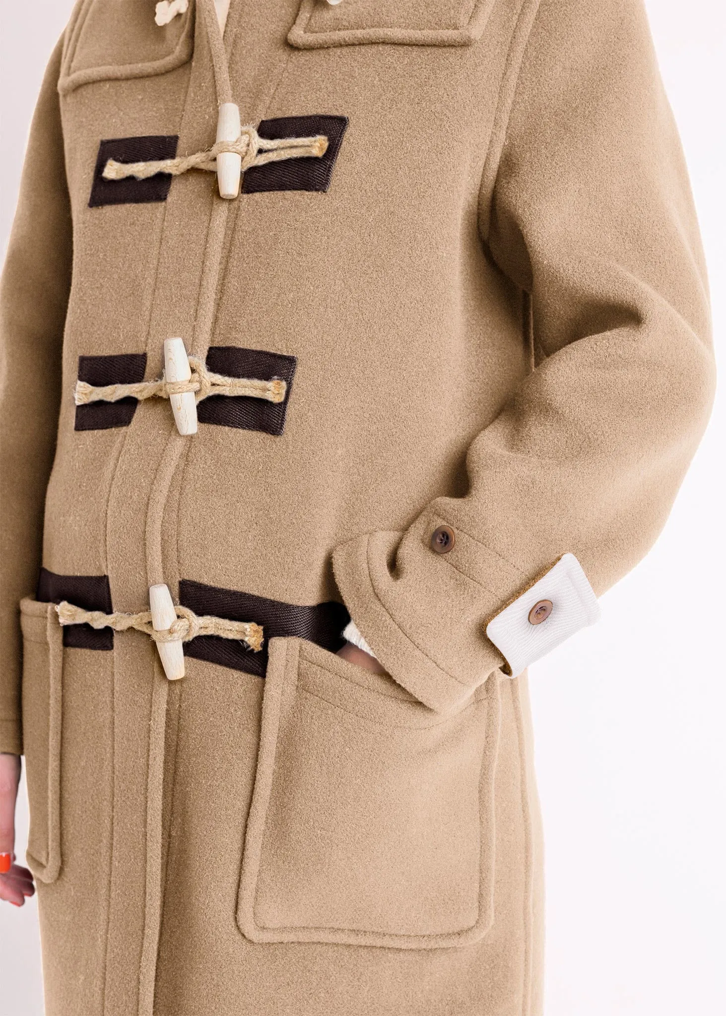 Collared Alison Duffle Coat Camel