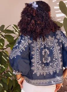 EDEN JACKET IN INDIGO
