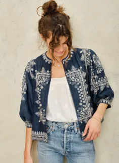 EDEN JACKET IN INDIGO