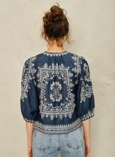 EDEN JACKET IN INDIGO