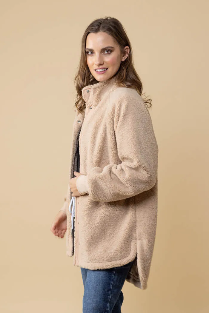 Frankie Sherpa Jacket Beige