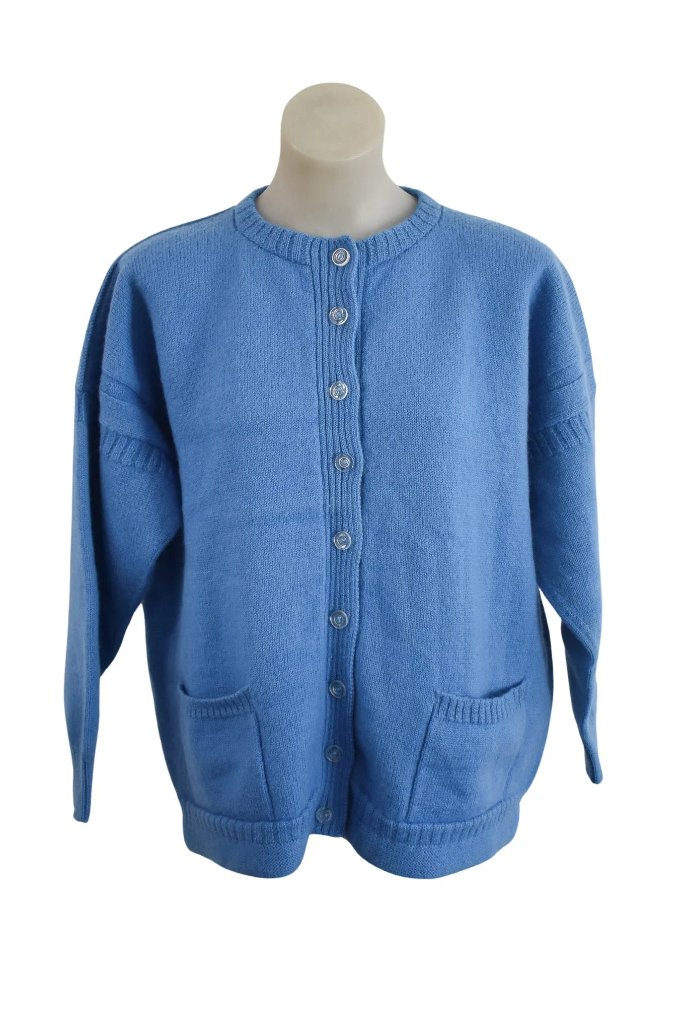 Handknit cardigan, L