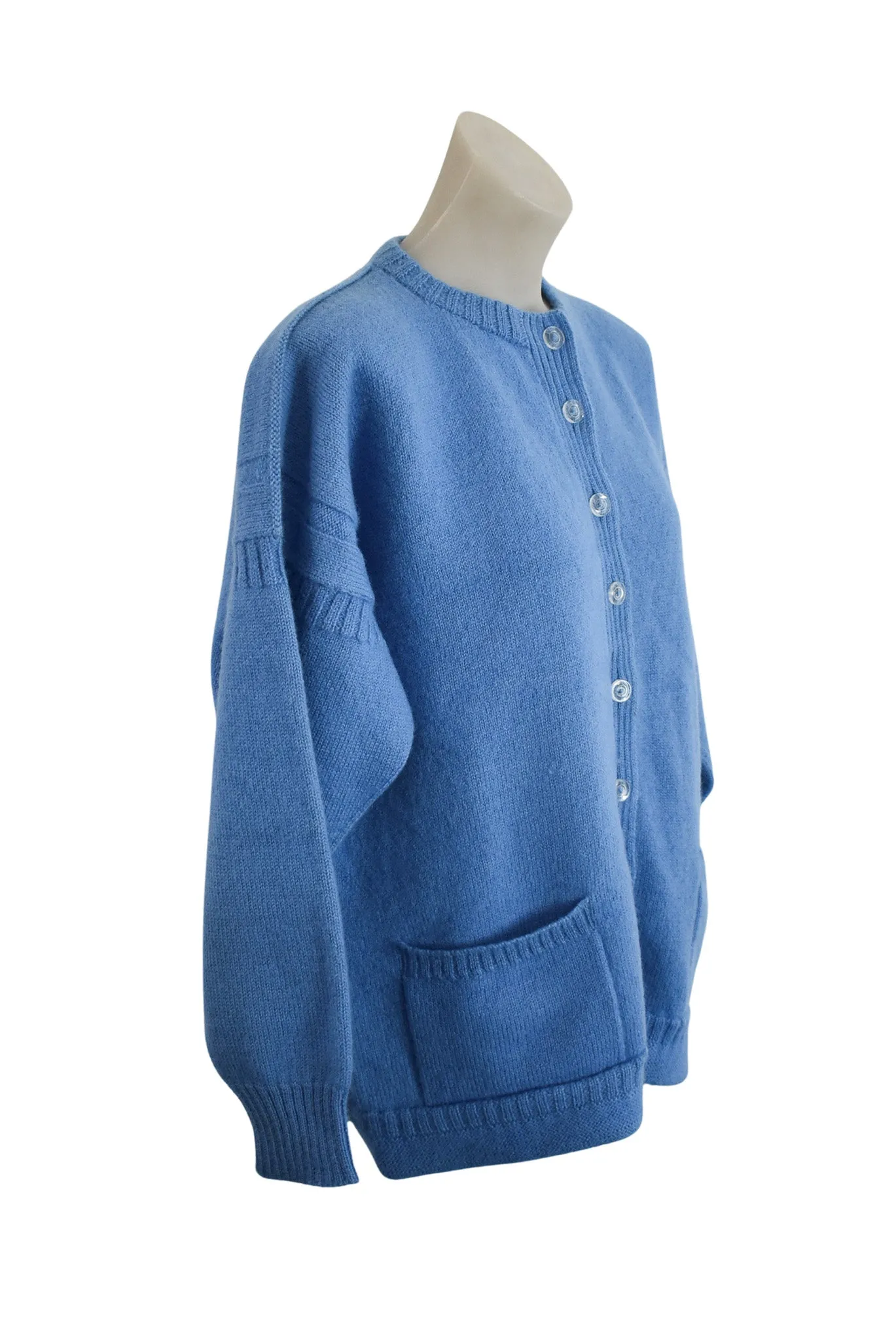 Handknit cardigan, L
