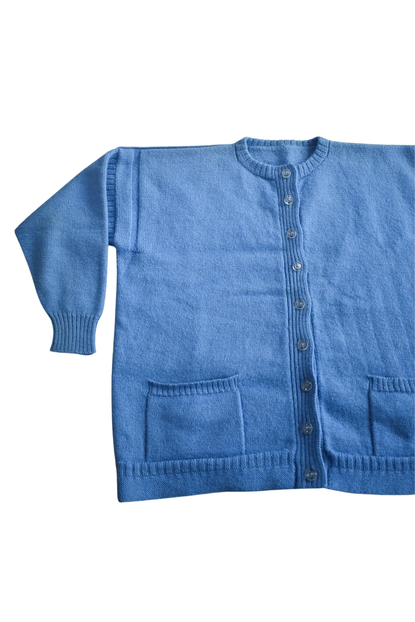 Handknit cardigan, L
