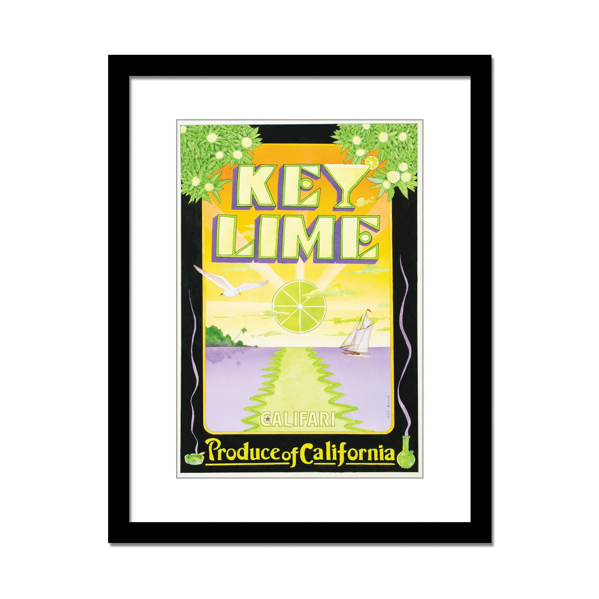 Key Lime 13 x 19 Lithograph Poster