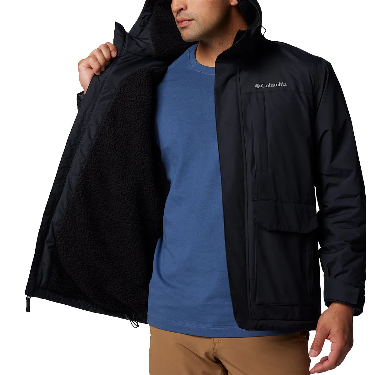 Landroamer™ Sherpa Lined Jacket - Black