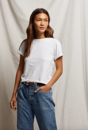 lisa Recycled Cotton S/S Tee - White