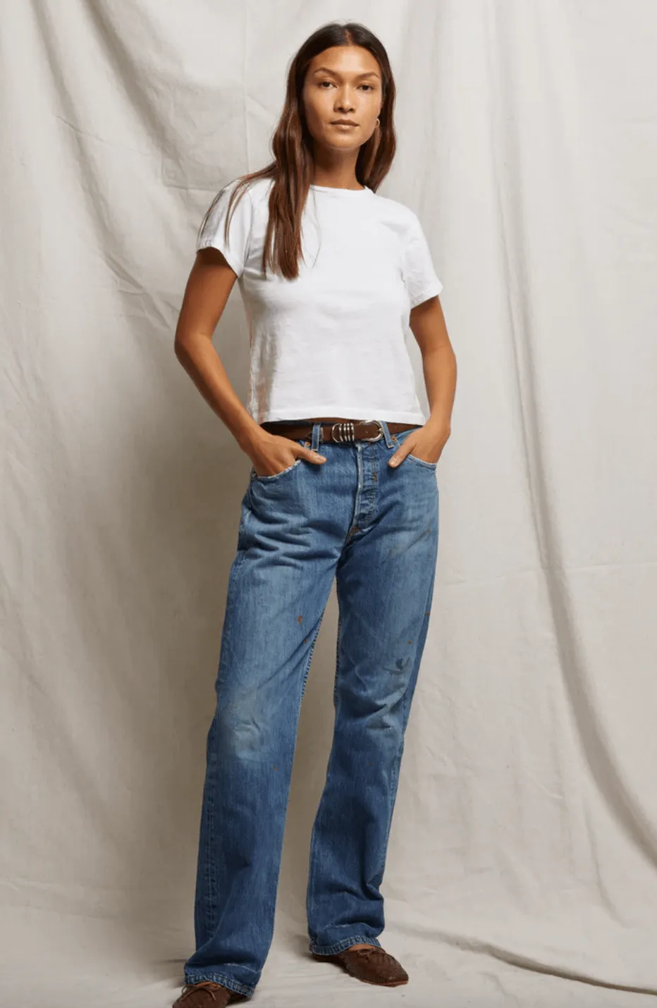 lisa Recycled Cotton S/S Tee - White