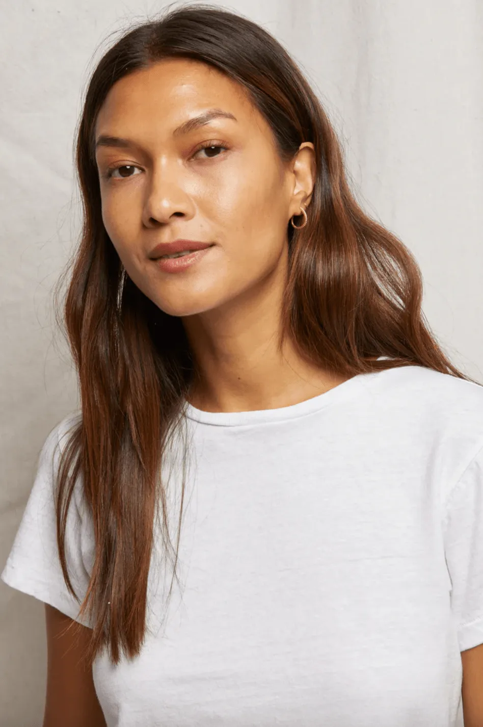 lisa Recycled Cotton S/S Tee - White