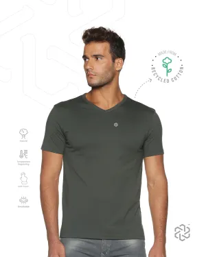 Men's Recycled Cotton V-Neck TShirt