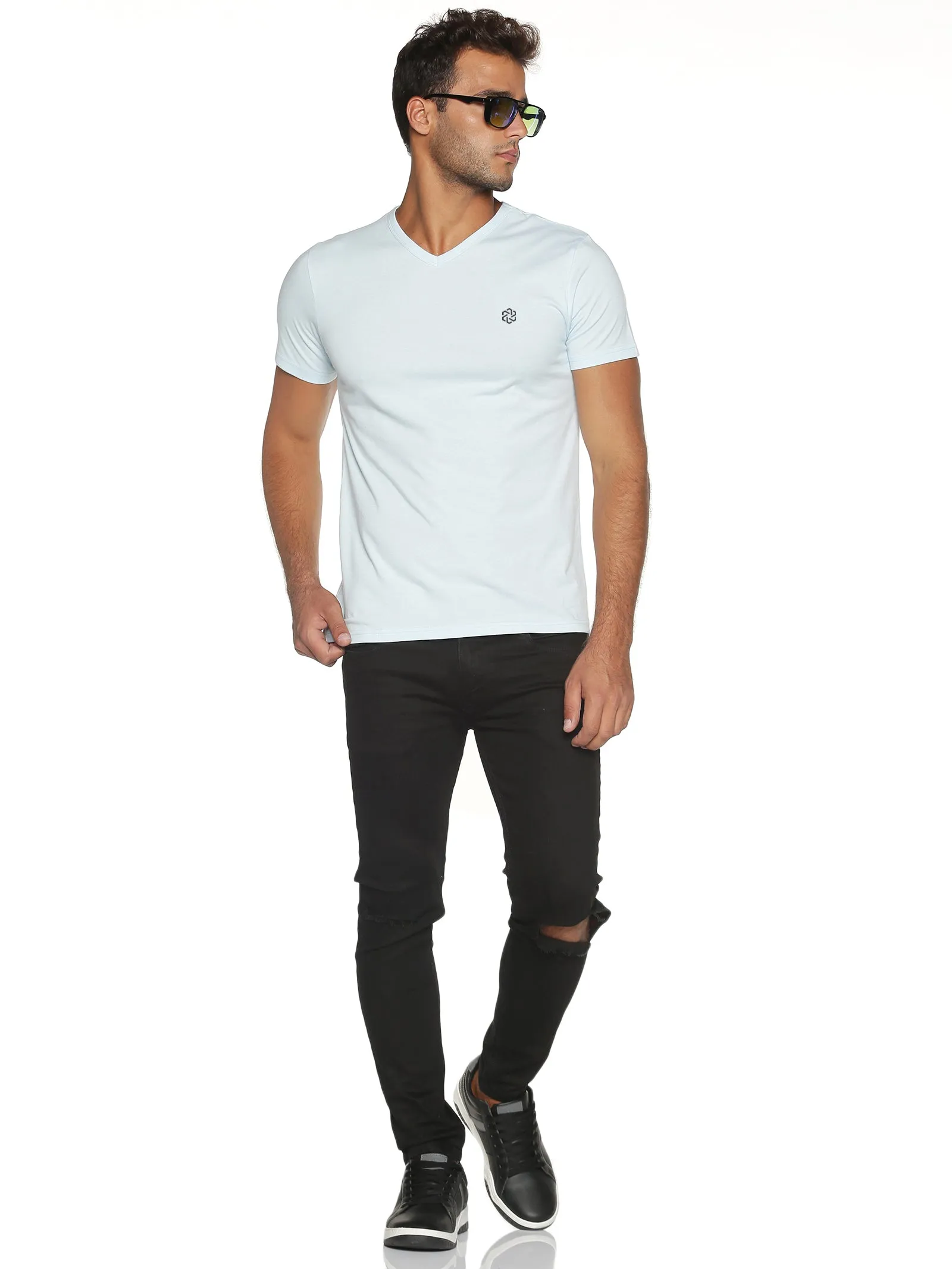 Men's Recycled Cotton V-Neck TShirt
