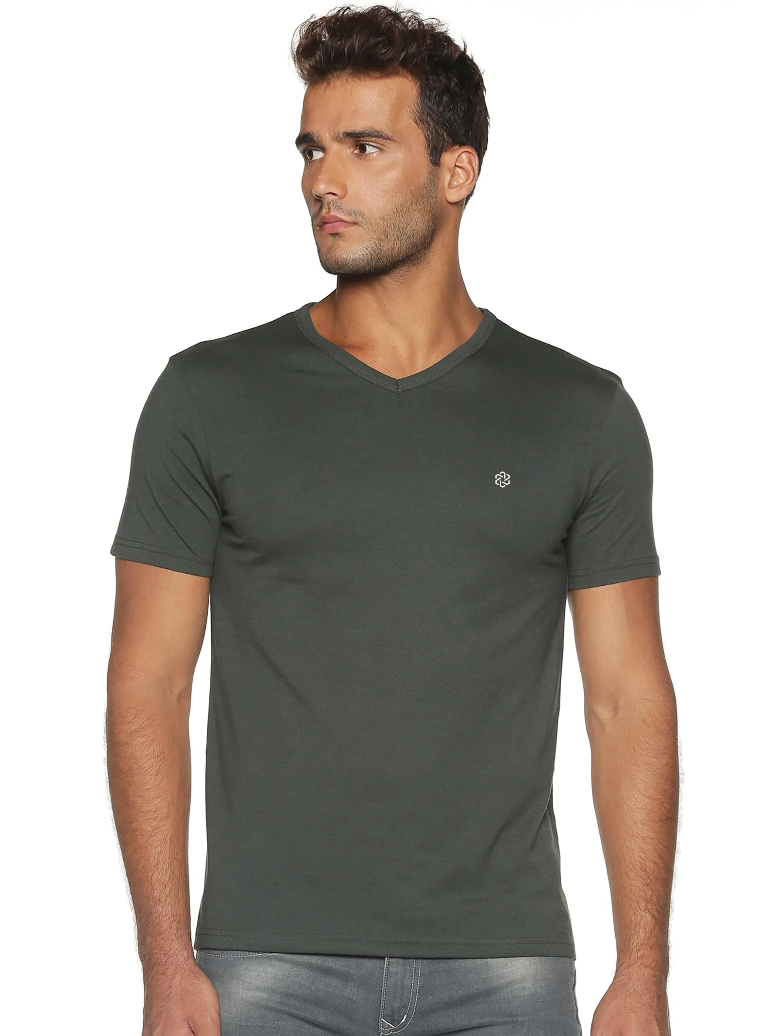 Men's Recycled Cotton V-Neck TShirt