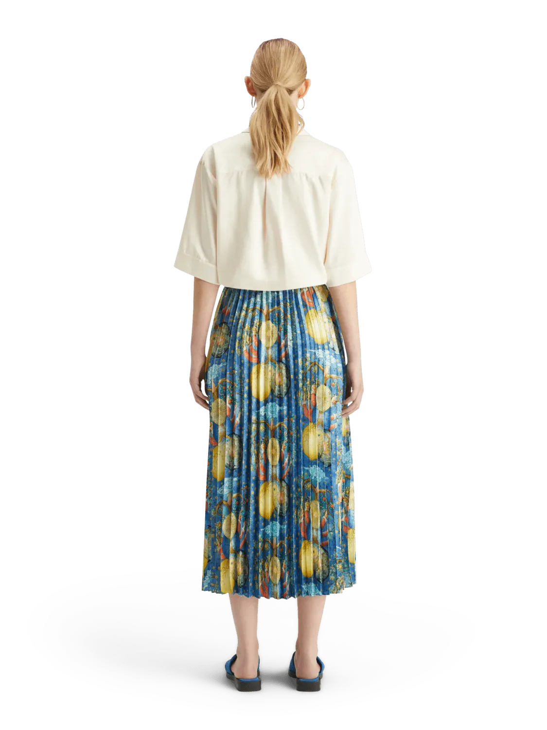 Pleated Printed Skirt | Embassy Tree