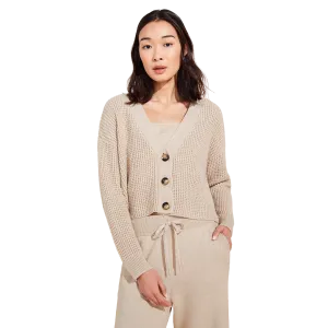 Recycled Sweater Cropped Cardigan