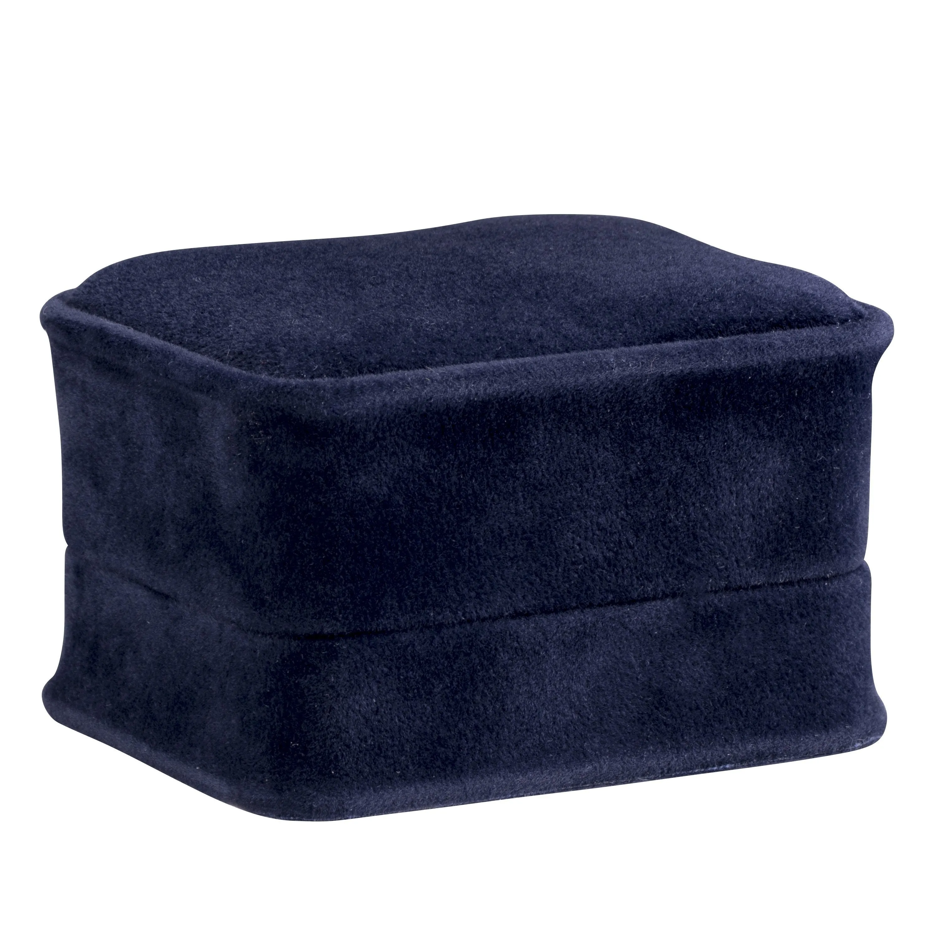 Rich Suede Double Ring Box, Ornate Collection