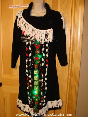 Ugly Christmas Sweater Party Tacky Dress (d57)