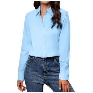 Womens Button Down Shirts Long Sleeve Dress Shirts in all sizes