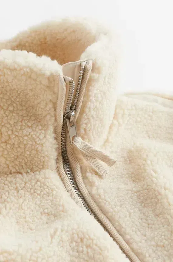 Zephyrine – Sherpa texture – Autumn jacket